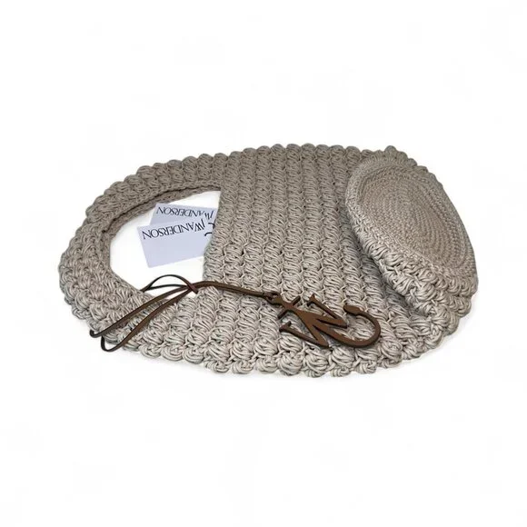 JW ANDERSON Large Popcorn Basket Woven Tote - Natural NWT - Picture 10 of 14